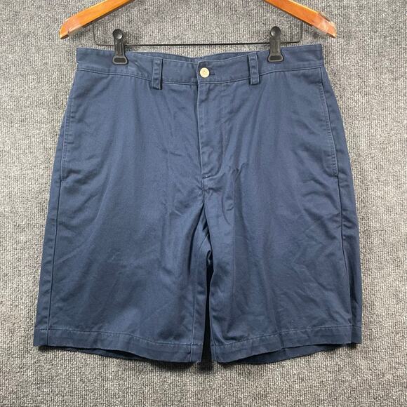 Vineyard Vines Club Short 9" Men's 32 Blue Flat Front Golf Casual Outdoor - Picture 1 of 11